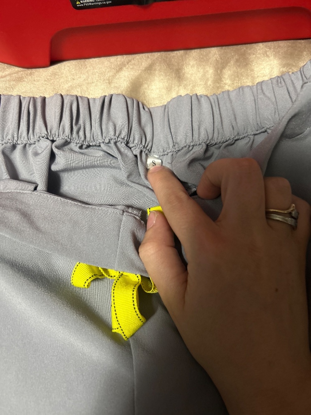 Three pair of scrub pants size small. One greys ant. Scrubstaff - Picture 2 of 4
